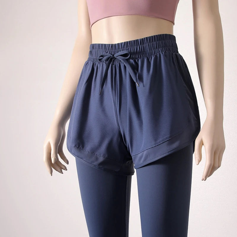 Women's Skirt Style Yoga Leggings with Pockets
