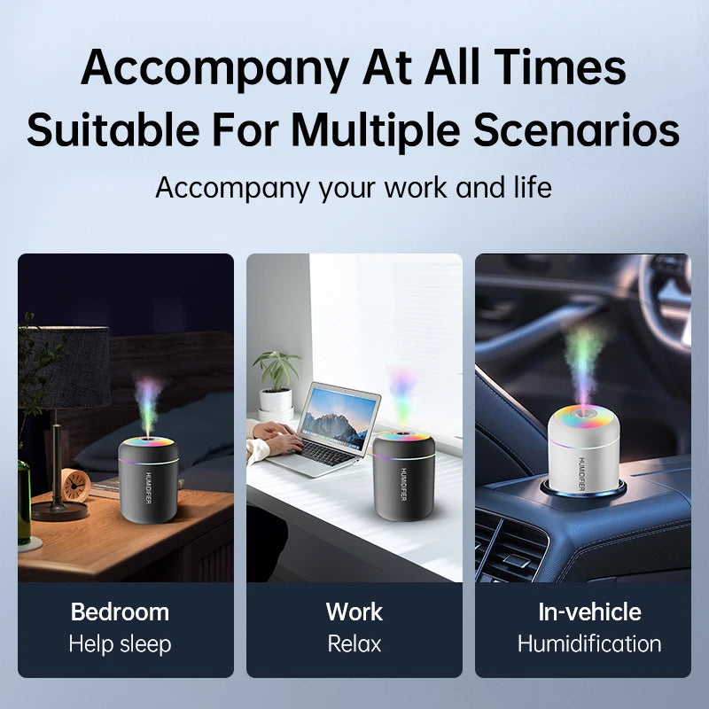 Mini Umidificador de Ar USB 180ML