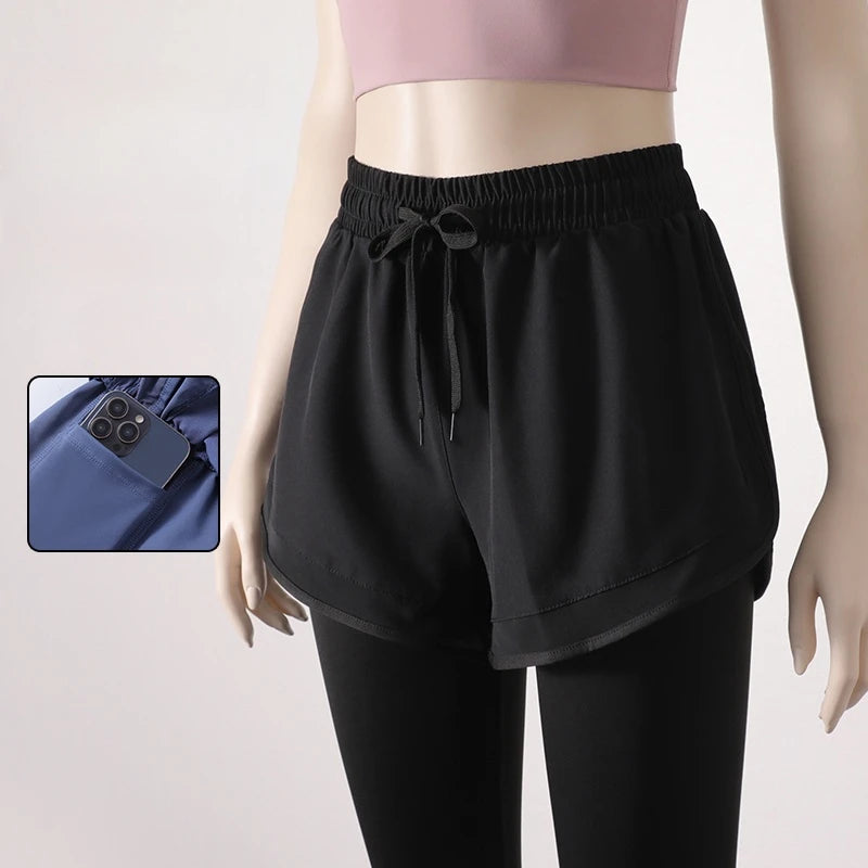 Women's Skirt Style Yoga Leggings with Pockets