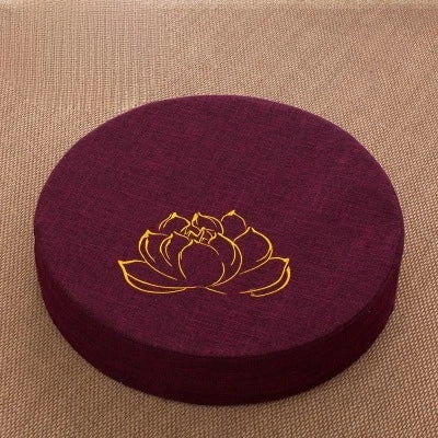 Linen cushion for meditation and yoga