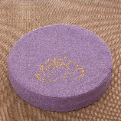 Linen cushion for meditation and yoga