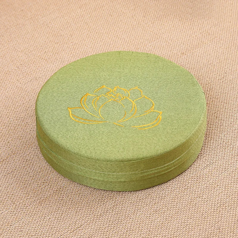 Linen cushion for meditation and yoga