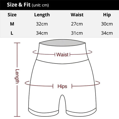 High Waist Yoga Shorts Workout