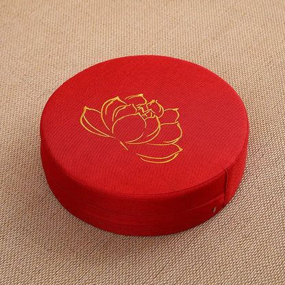 Linen cushion for meditation and yoga