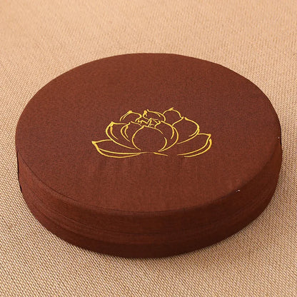 Linen cushion for meditation and yoga