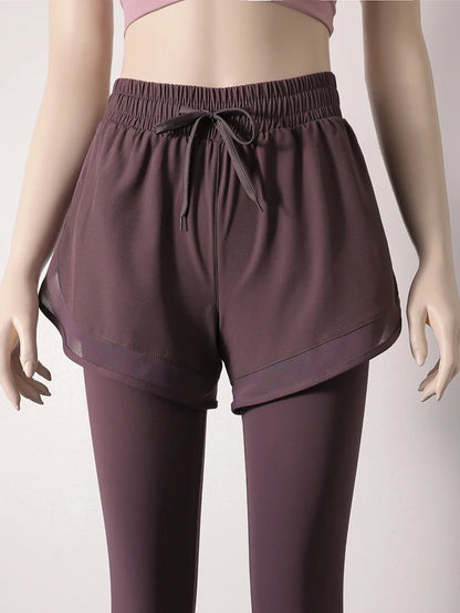 Women's Skirt Style Yoga Leggings with Pockets
